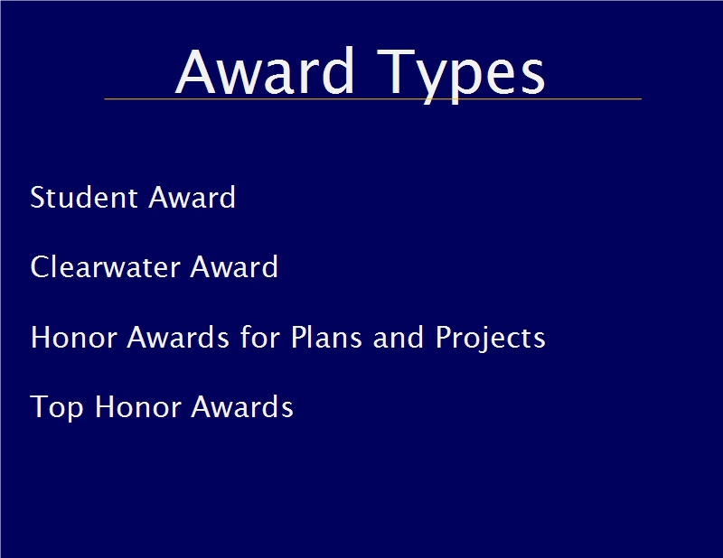 Award Types